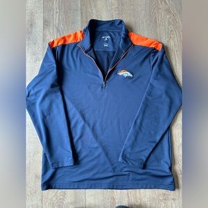 Men’s Broncos 3/4 Zip Pullover
